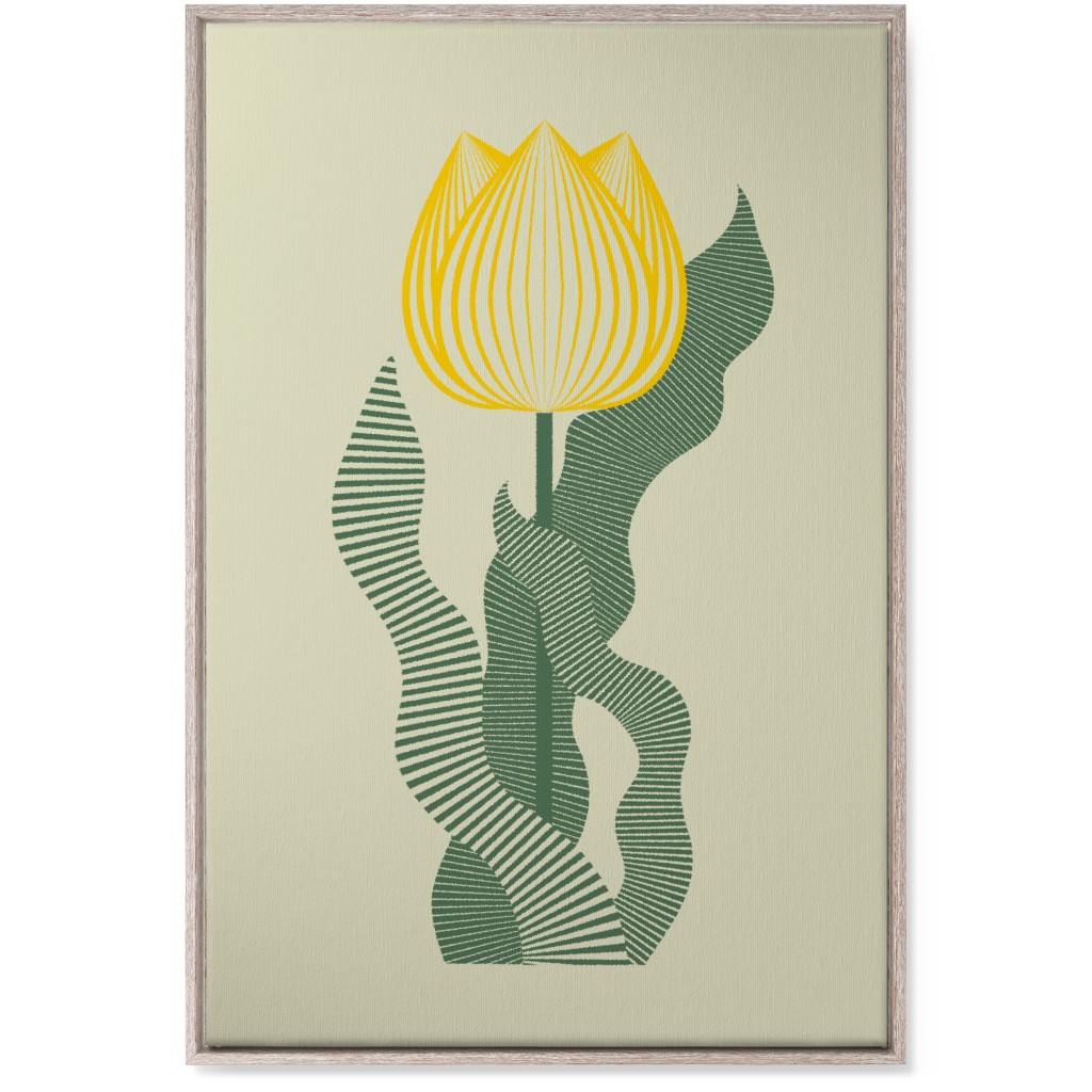 Yellow Framed Wall Art For Friend