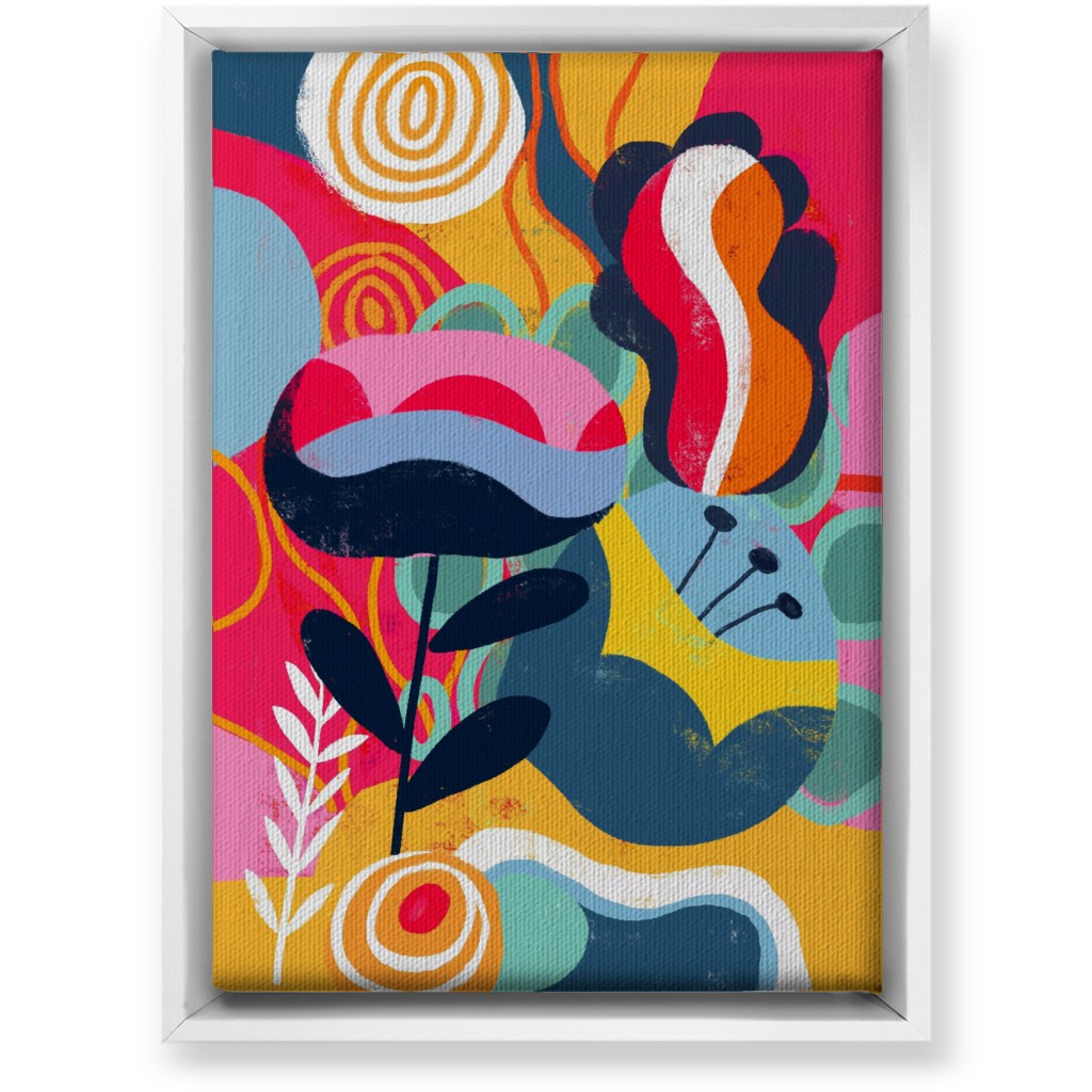 Think Big in Colors - Vibrant Wall Art, White, Single piece, Canvas, 10x14, Multicolor