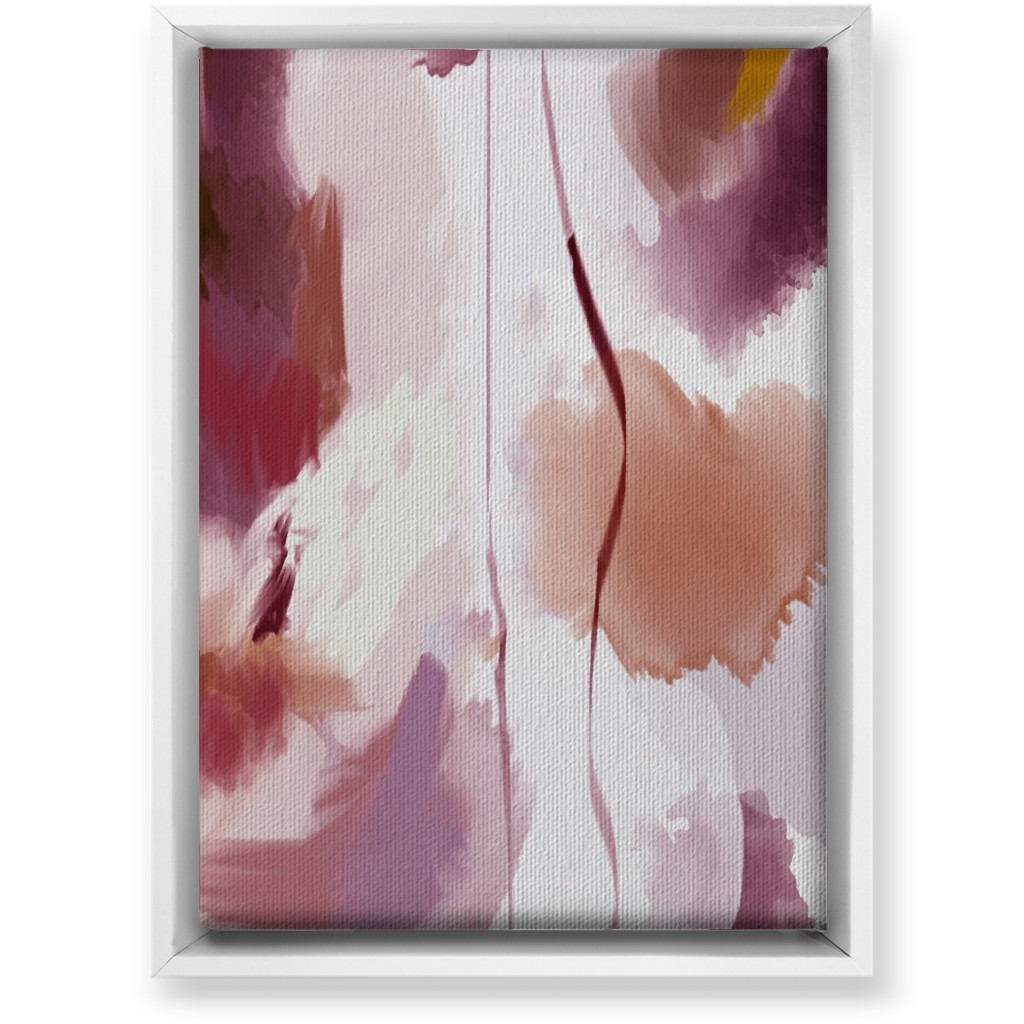 Canyon Light - Pink Wall Art, White, Single piece, Canvas, 10x14, Pink, Bright Pink