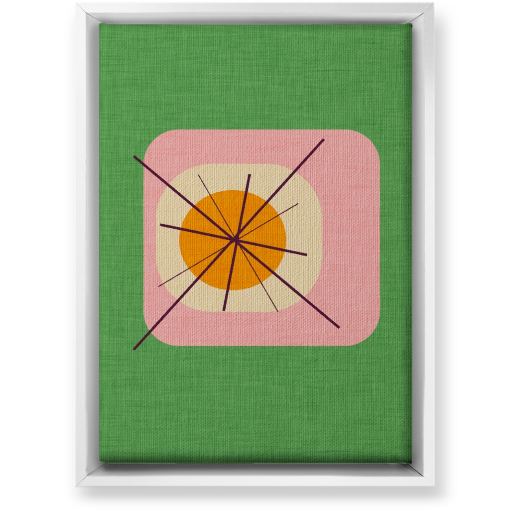 Flower Egg Wall Art, White, Single piece, Canvas, 10x14, Multicolor