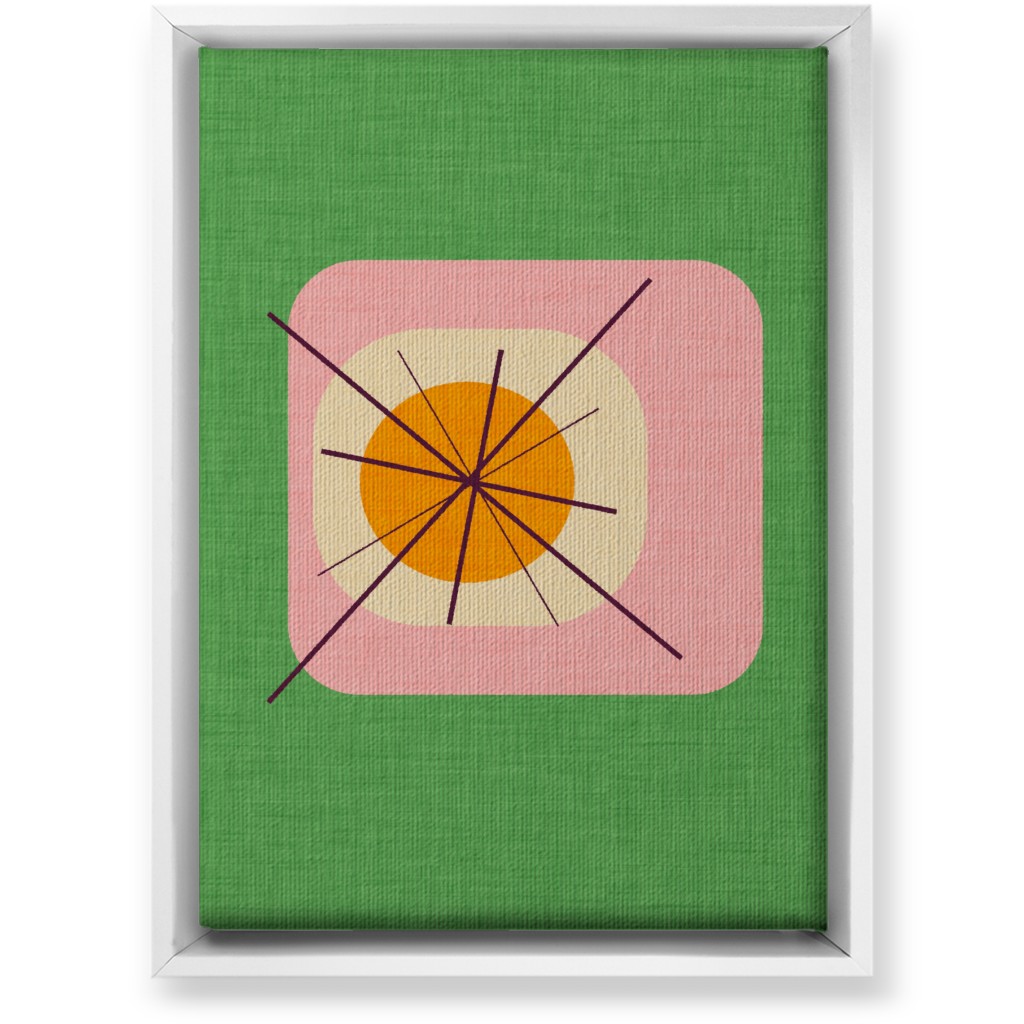 Flower Egg Wall Art, White, Single piece, Canvas, 10x14, Multicolor, Light Green