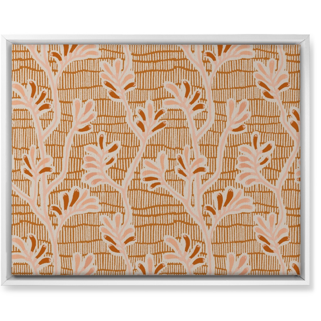 Kangaroo Paw - Floral Wall Art, White, Single piece, Canvas, 16x20, Pink
