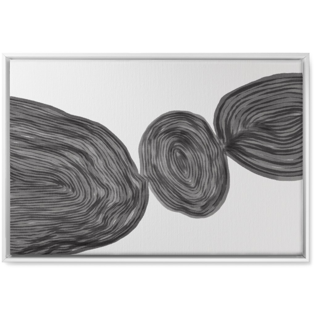 Stone - Neutral Wall Art, White, Single piece, Canvas, 20x30, White