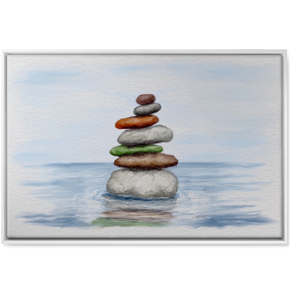 Multicolor Watercolor Canvas Wall Art