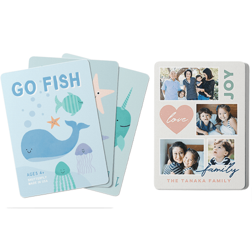 Joy Family and Love Card Game, Go Fish, Pink