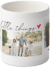 the little things ceramic candle