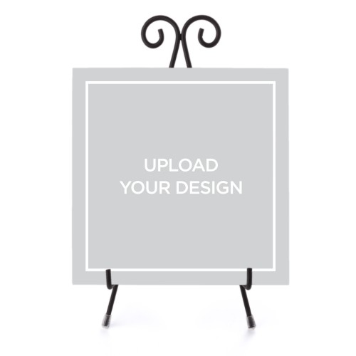 Upload Your Own Design Ceramic Tile, glossy, 8x8, Multicolor