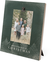 winter trees clip photo frame