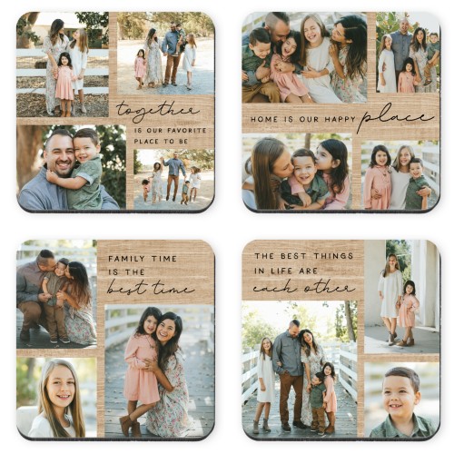 Best Time Together Coaster, Beige