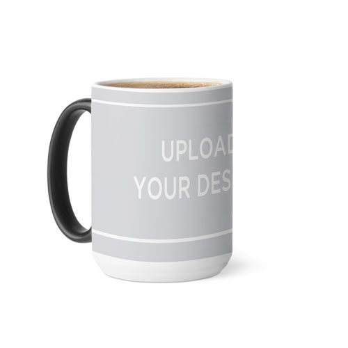 Upload Your Own Design Color Changing Mug, 15oz, Multicolor