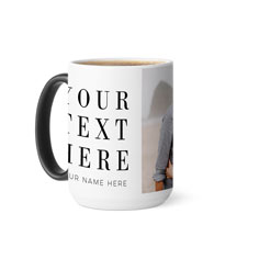 text gallery of one color changing mug