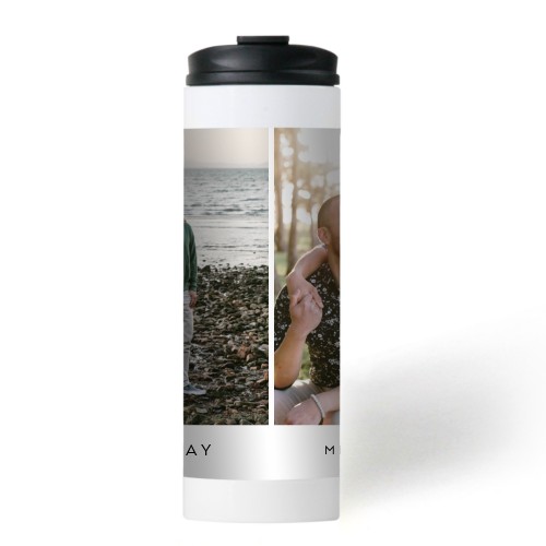 Gallery of Two Stainless Steel Travel Mug, White,  , 16oz, White