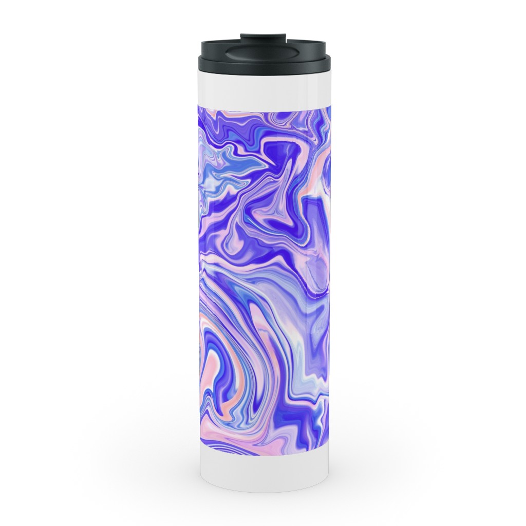 Love Spell Marble - Purple Coral Pink Stainless Mug, White, , 20oz, Purple, Purple