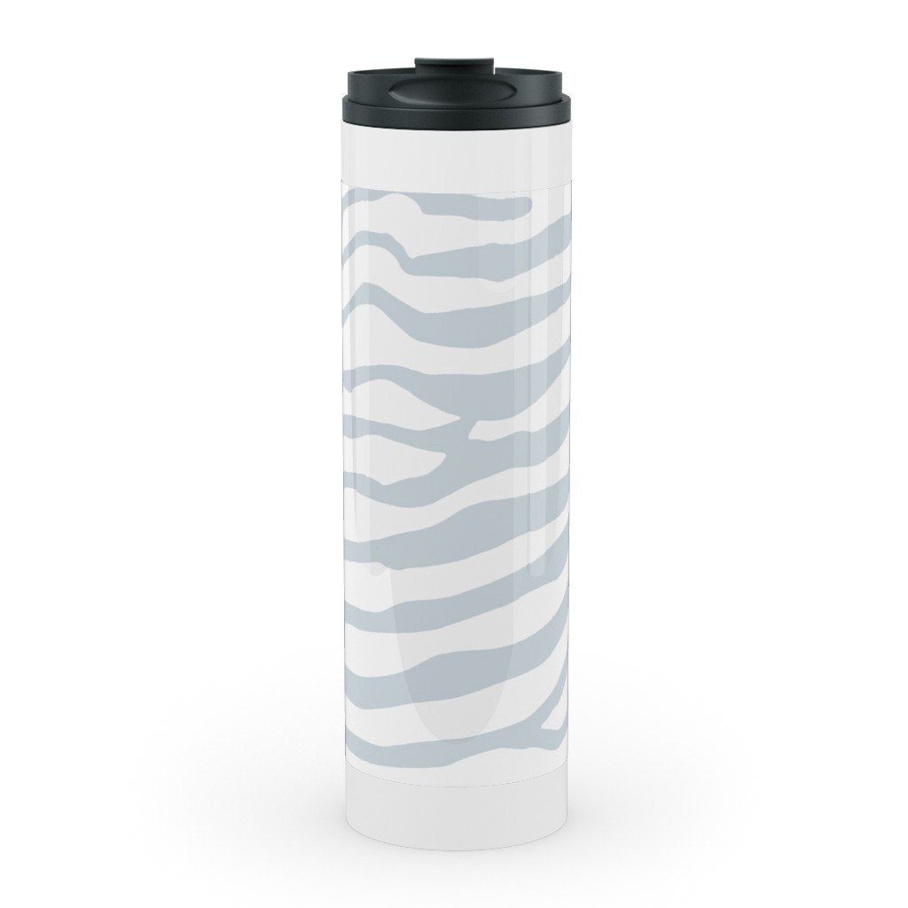 Brackenbury Beach Custom - Blue Stainless Mug, White, , 20oz, Gray, Gray