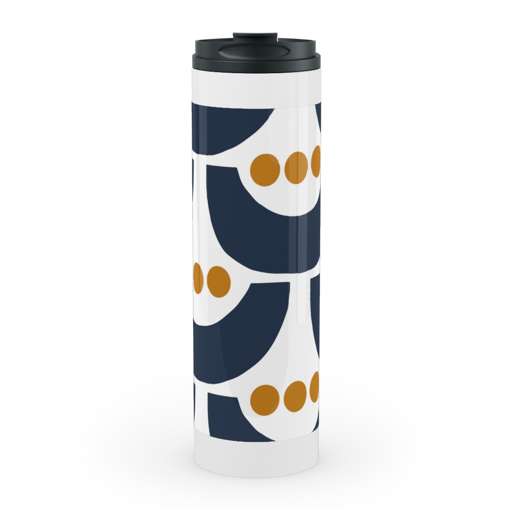 Tulip Stainless Mug, White,  , 20oz, Blue