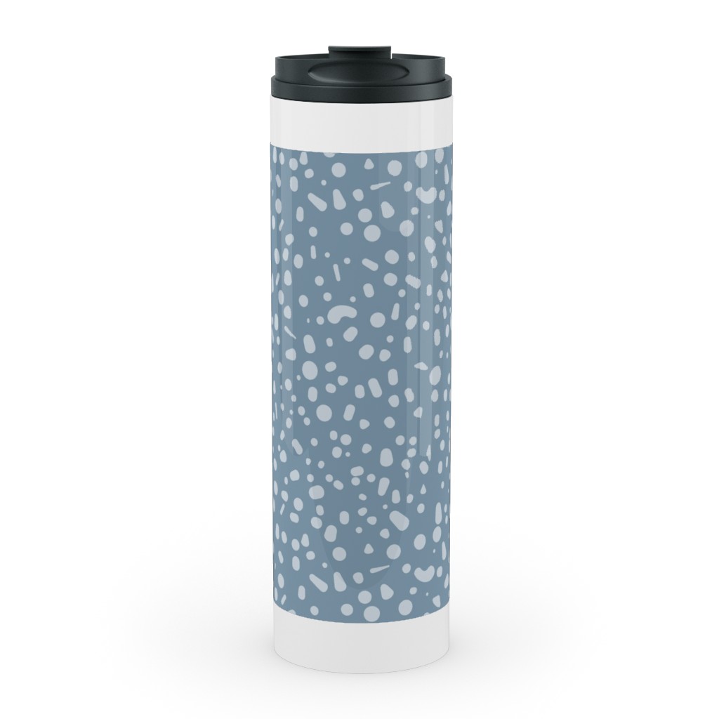 Arctic Thaw - Dark Grey Stainless Mug, White, , 20oz, Blue, True Blue