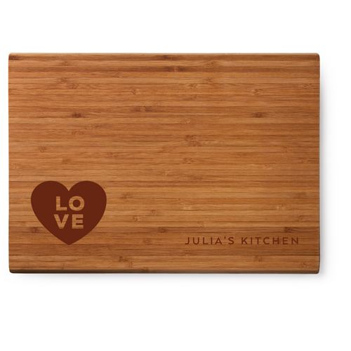 Corner Stacked Love Cutting Board by Shutterfly