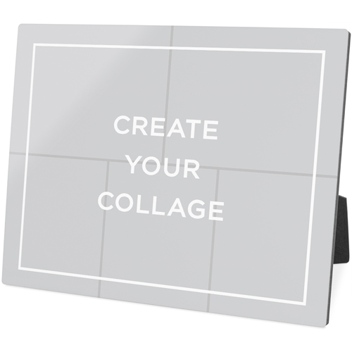 Create a Collage Desktop Plaque, Rectangle, 8x10, Multicolor