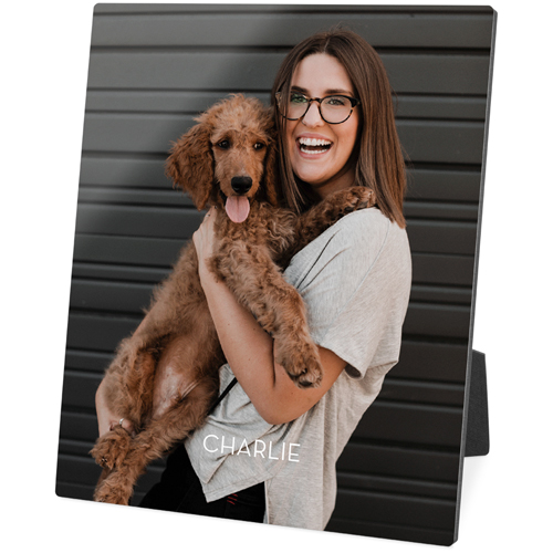 Pet Photo Gallery Desktop Plaque, Rectangle Ornament, 8x10, Multicolor