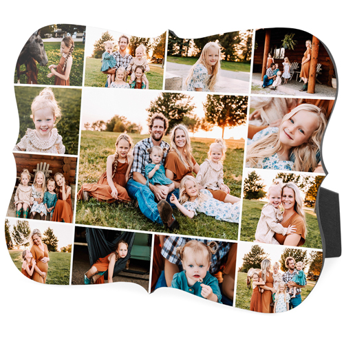 Gallery of Thirteen Desktop Plaque, Bracket, 8x10, Multicolor, multi