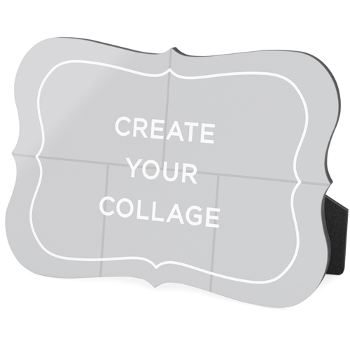 Create a Collage Desktop Plaque, Bracket, 5x7, Multicolor