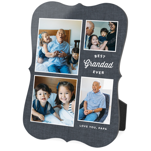 Best Grandad Desktop Plaque, Bracket, 5x7, Black