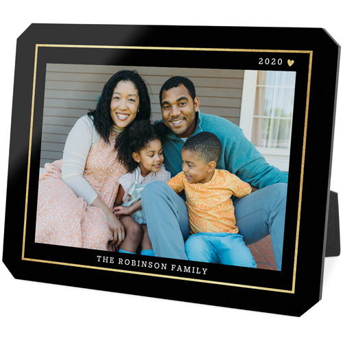 Simply Elegant Landscape Desktop Plaque, Ticket, 8x10, Black