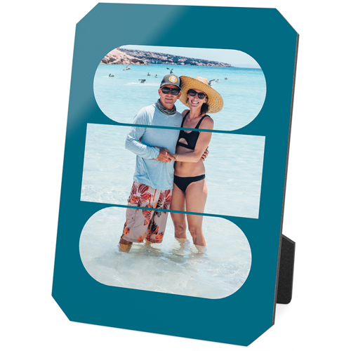 Connected Frames Desktop Plaque, Ticket, 5x7, Blue