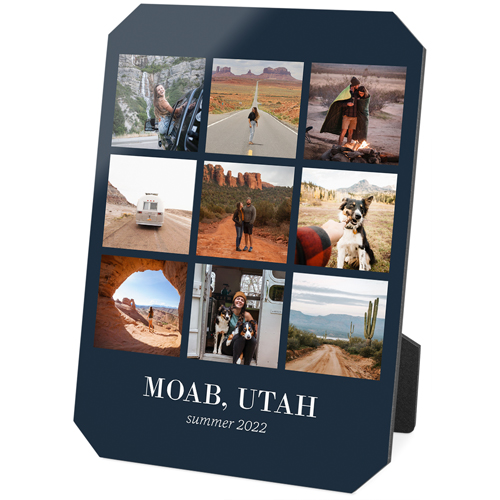 Gallery Of Nine Grid Desktop Plaque, Ticket, 5x7, Multicolor, multi