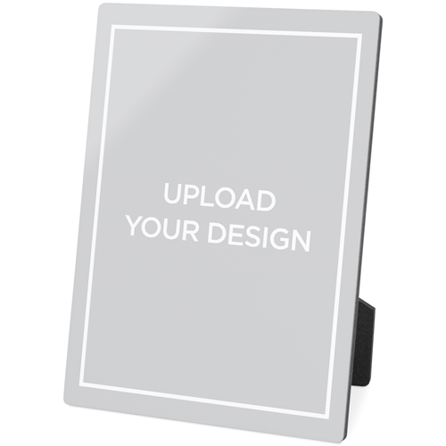 Upload Your Own Design Desktop Plaque, Rectangle Ornament, 5x7, Multicolor