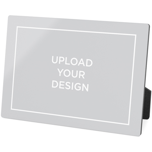 Upload Your Own Design Landscape Desktop Plaque, Rectangle, 5x7, Multicolor