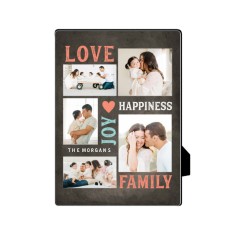 love joy family desktop plaque
