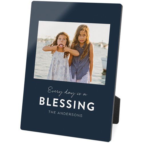 Everyday Is A Blessing Desktop Plaque, Rectangle Ornament, 5x7, Black