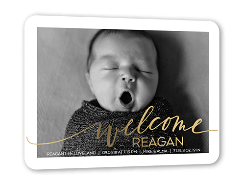 Personalized Welcome Cards