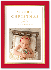 fancy frames holiday card