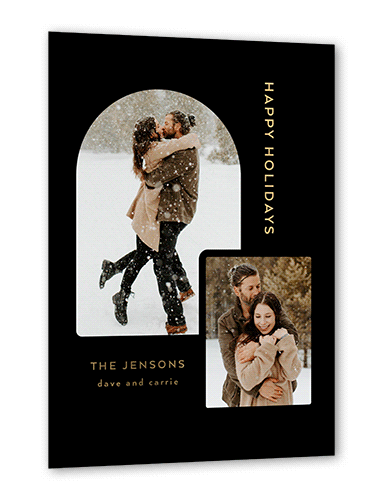 Black And Gold Christmas Cards