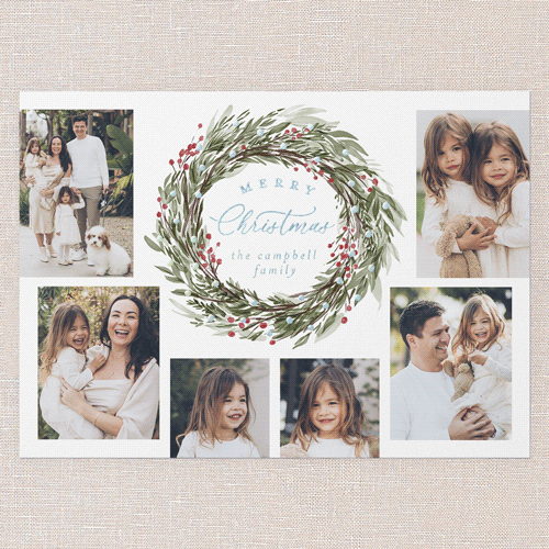White Foil Christmas Cards