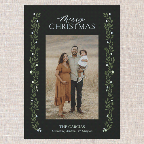 Easy Botanical Christmas Card