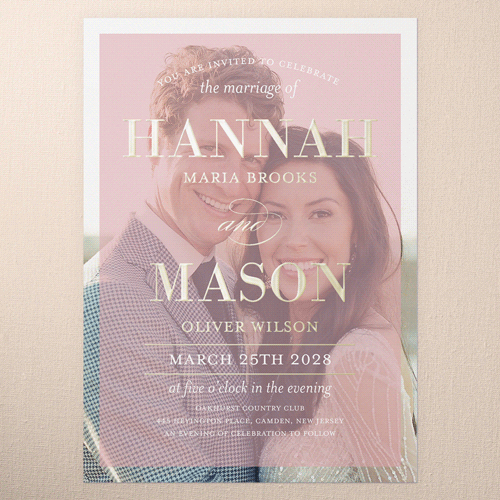 Garden Wedding Invitations