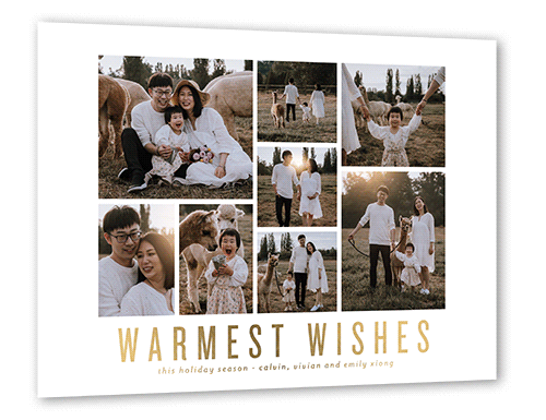 Modern Christmas Photo Card