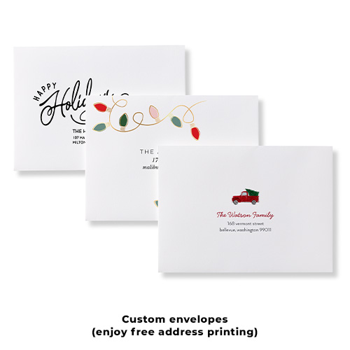 Design and Print Custom Portrait Holiday Cards