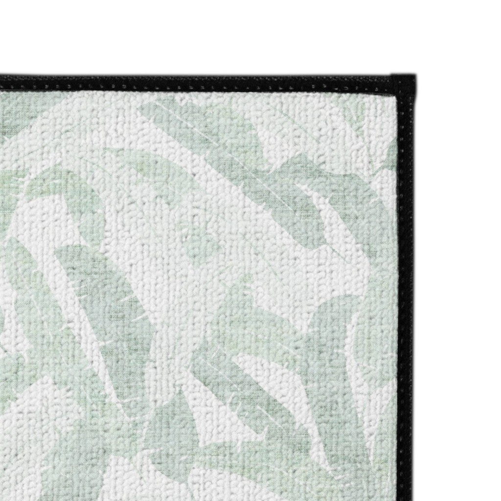 Banana Leaf Light Door Mat Shutterfly