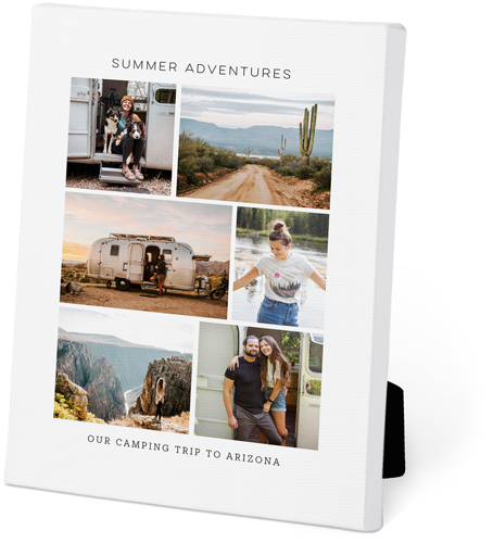 Gallery of Six Montage of Memories Easel Back Canvas, 5x7, No Frame, Easel Back Canvas, Multicolor, multi