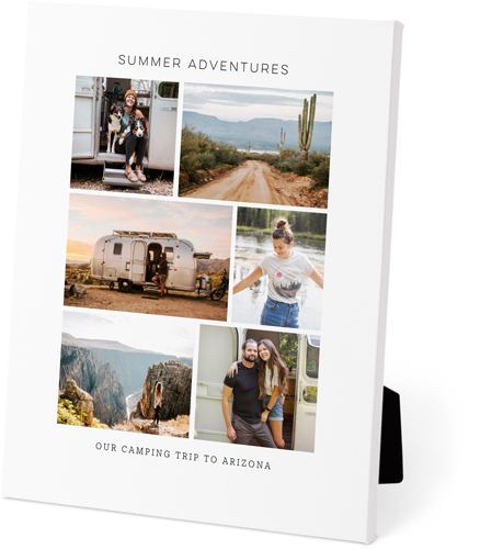 Gallery of Six Montage of Memories Easel Back Canvas, 8x10, No Frame, Easel Back Canvas, Multicolor, multi