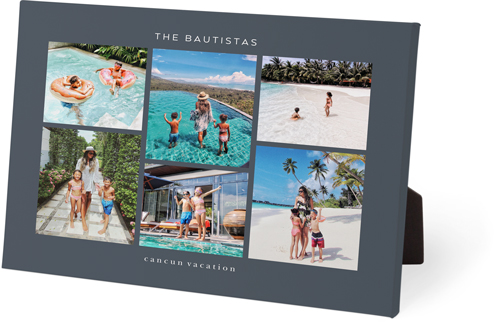 Modern Gallery Of Six Easel Back Canvas, 8x10, No Frame, Easel Back Canvas, Multicolor, multi