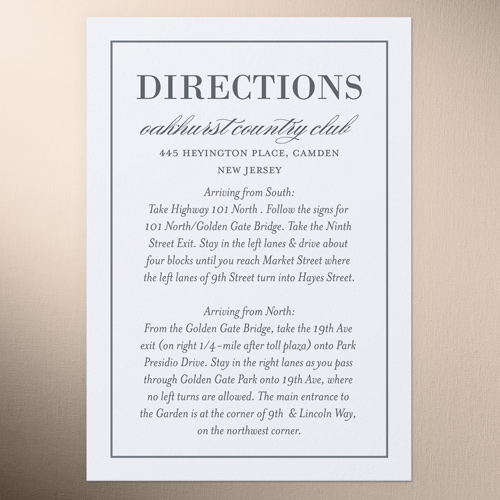 Divine Elegance Wedding Enclosure Card, White, Matte, Signature Smooth Cardstock, Square, White