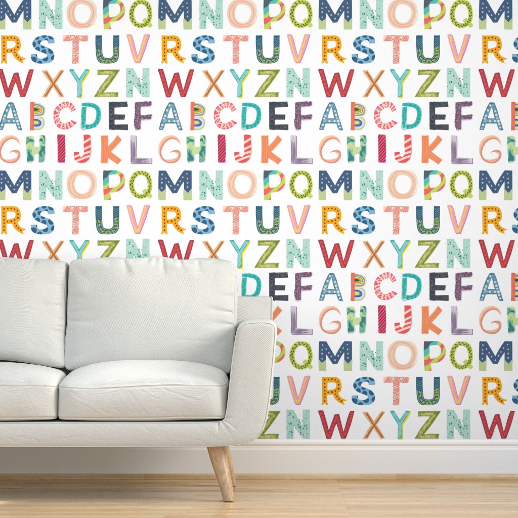 Alphabet Blocks - Multi Wallpaper | Shutterfly