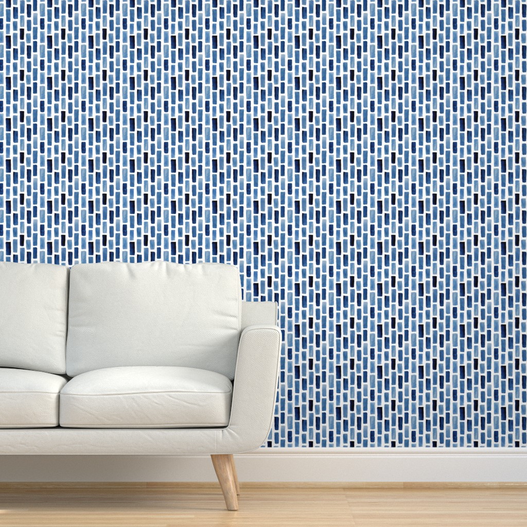 Vertical Tile - Blue Wallpaper | Shutterfly