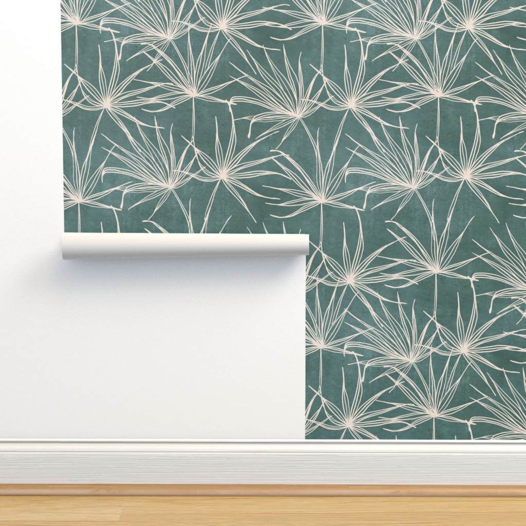 Palm Fronds Fan - Green Wallpaper | Shutterfly