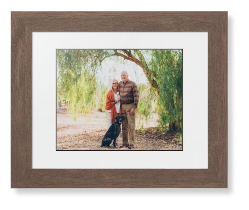 Landscape Photo Gallery Framed Print, Walnut, Contemporary, Black, White, Single piece, 8x10, Multicolor, multi